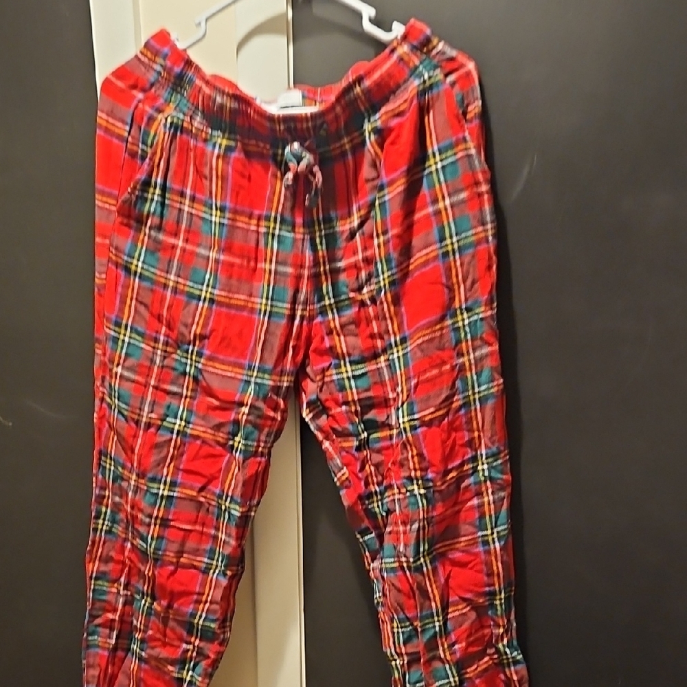 Plaid Red Kids Pajama Pants